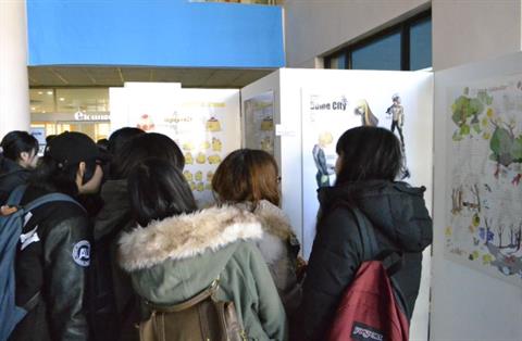 시각미디어디자인학과 전시회